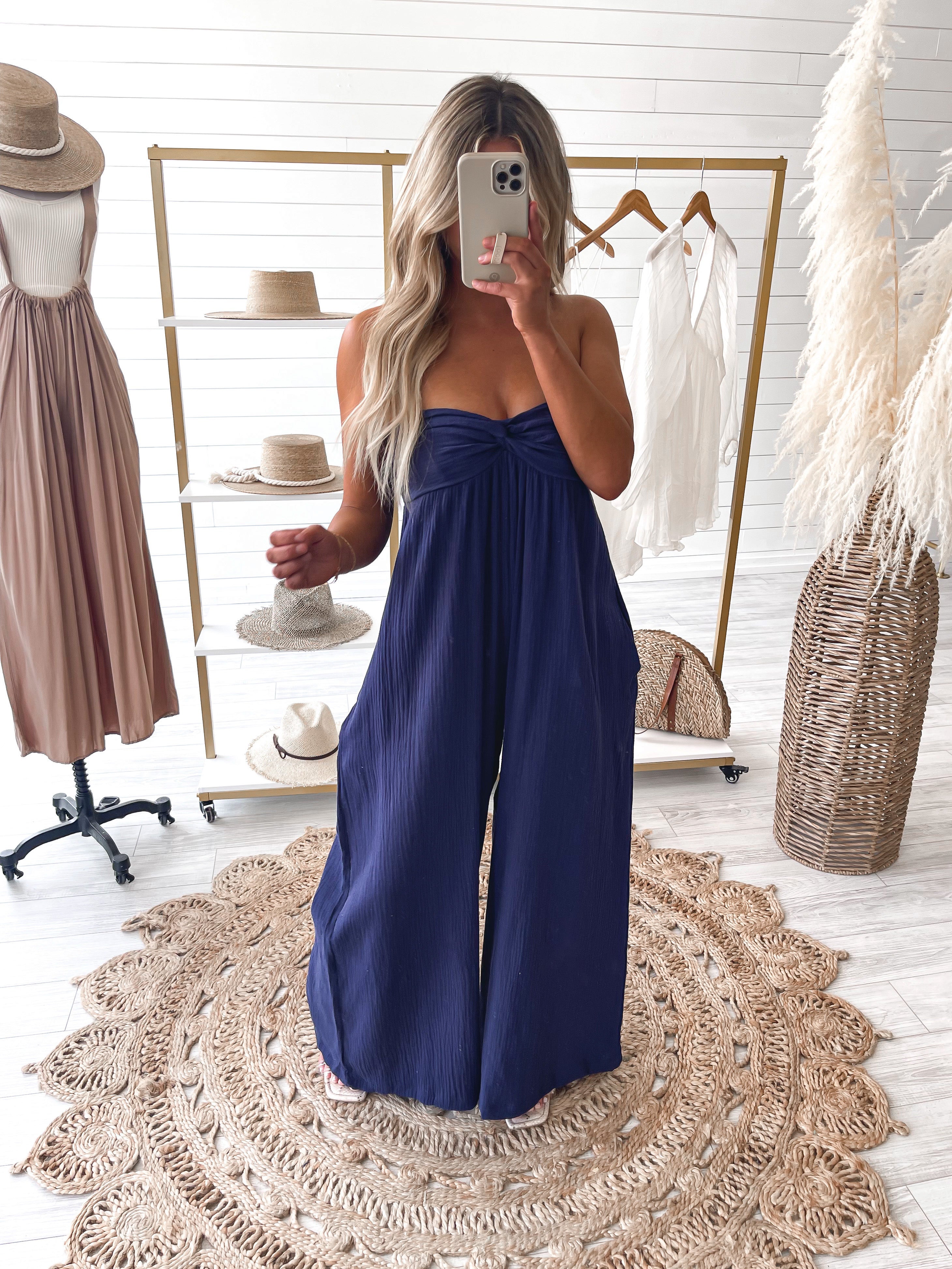 Enjoy The View Jumper in Navy