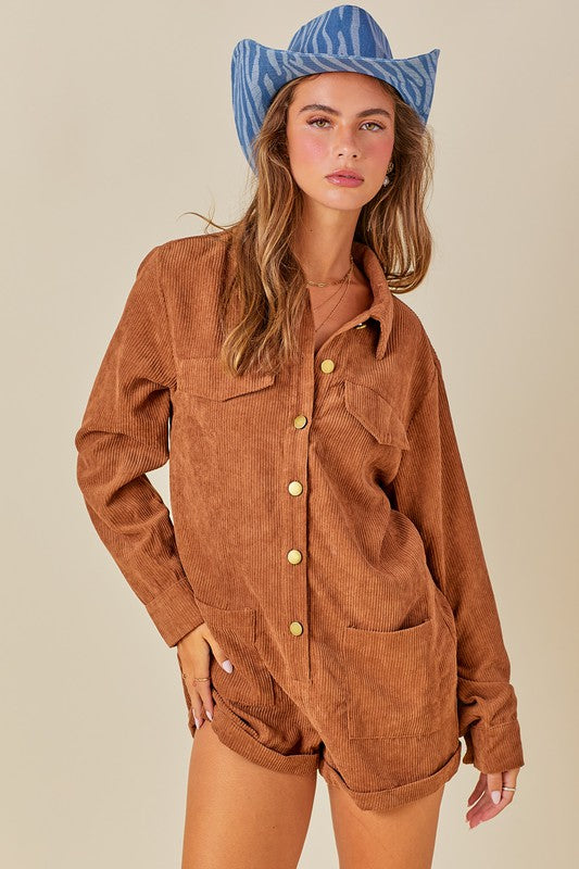 'Til You Can't Romper in Camel